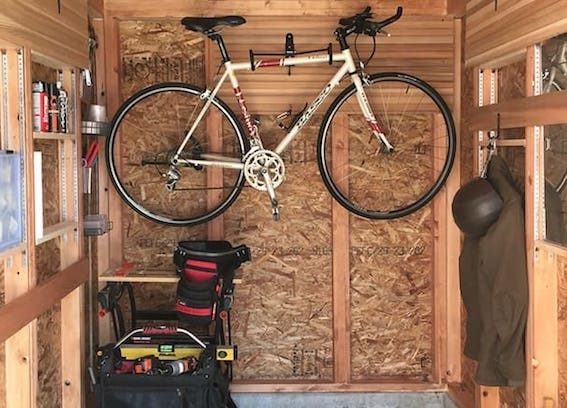 20インチ ガレージインテリア 実働 展示品 改造品 カスタム自転車 バイクガレージのモトベースはバイクではなく自転車ベースとして活躍中