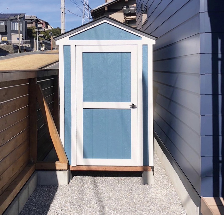 おしゃれな物置で屋外スペースの有効活用!