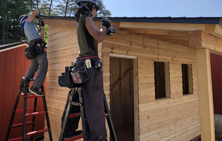 今年こそはdiyで小屋作りにチャレンジしてみよう 製品は無塗装だから好きな色で塗ってあなただけの小屋を作ろう おしゃれな物置 物置小屋 なら株式会社グリーンベル