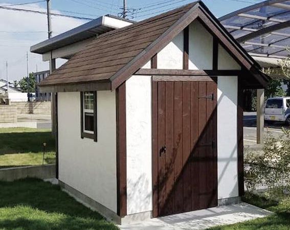 欧風にも和風にも個性ある姿がお庭を引き立てる小屋スタッコ おしゃれな物置 物置小屋なら株式会社グリーンベル 欧風にも和風にも個性ある姿がお庭を引き立てる小屋スタッコ おしゃれな物置 物置小屋なら株式会社グリーンベル